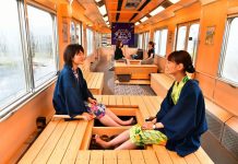Kereta di Jepang Ini Tawarkan Spa Kaki untuk Penumpang