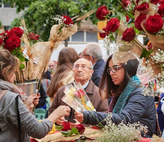 Sant Jordi Festival, Hari Valentine Versi Catalonia