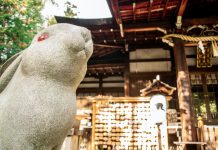 Gemas! Kuil Shinto di Kyoto Ini Didedikasikan untuk Kelinci