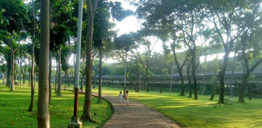 Menikmati Asrinya Taman Hutan Kota Penjaringan