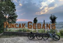 Gowes ke Puncak Gebang, Suguhkan Hamparan Sawah dan Perbukitan
