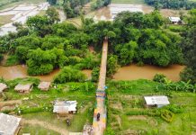 Gowes ke Sasak Mare, Jembatan Gantung Instagrammable di Bekasi