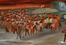 ‘Gelombang Masker’, Pameran Lukisan Karya Perupa Senior Djoko Pekik