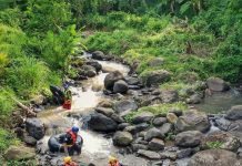 River Tubing di Curug Leuwi Bumi, Petualangan Memacu Adrenalin di Banten