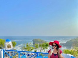 Bukan Santorini, Ini Jungwok Blue Ocean di Gunungkidul, Yogyakarta