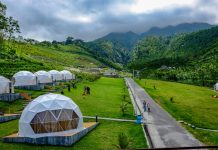Lembah Indah Malang, Glamping di Lereng Gunung Kawi dengan View Kebun dan Sawah
